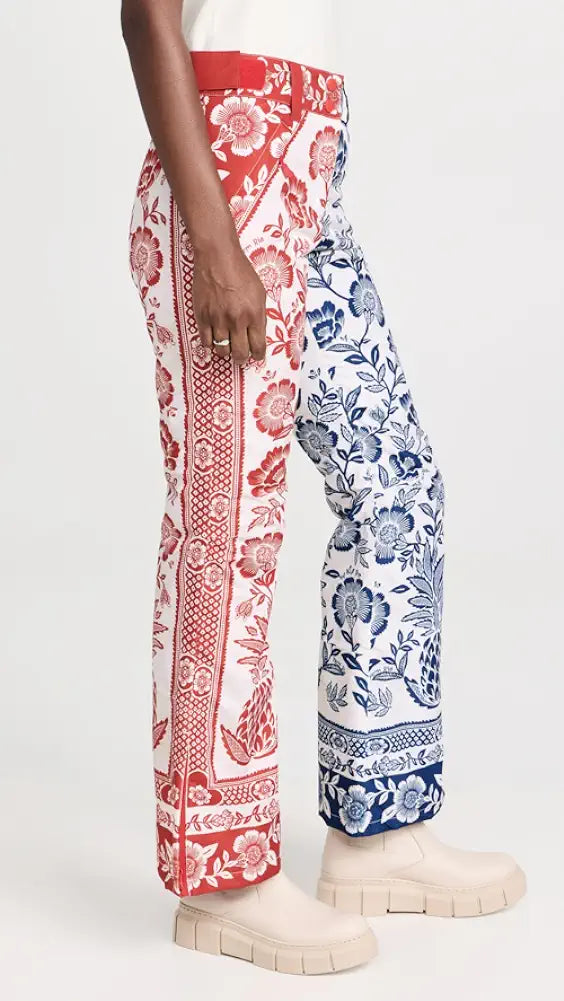 Mixed Pineapple Garden Ski Pants