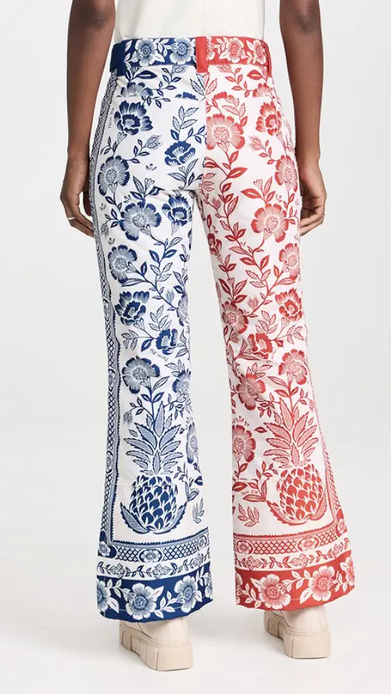 Mixed Pineapple Garden Ski Pants