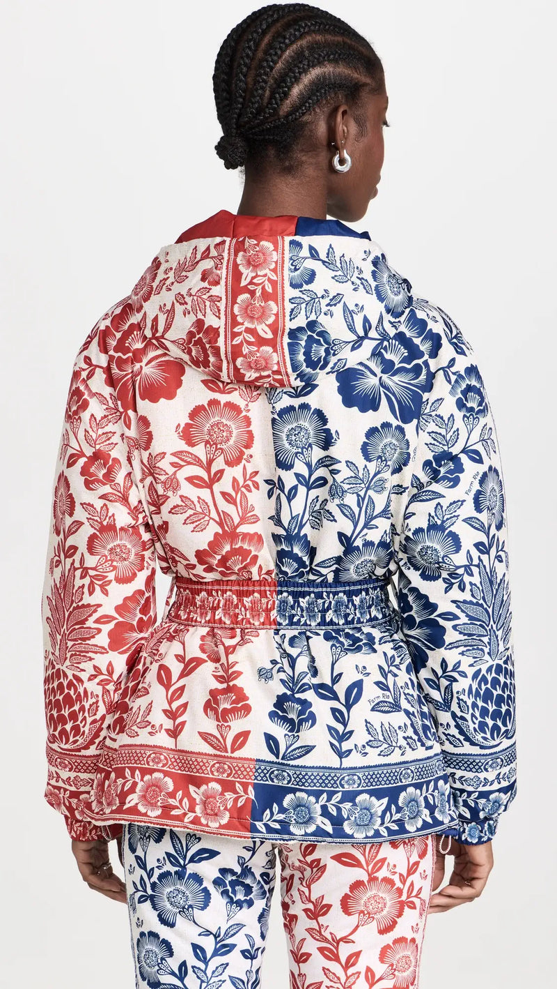 Mixed Pineapple Garden Ski Jacket