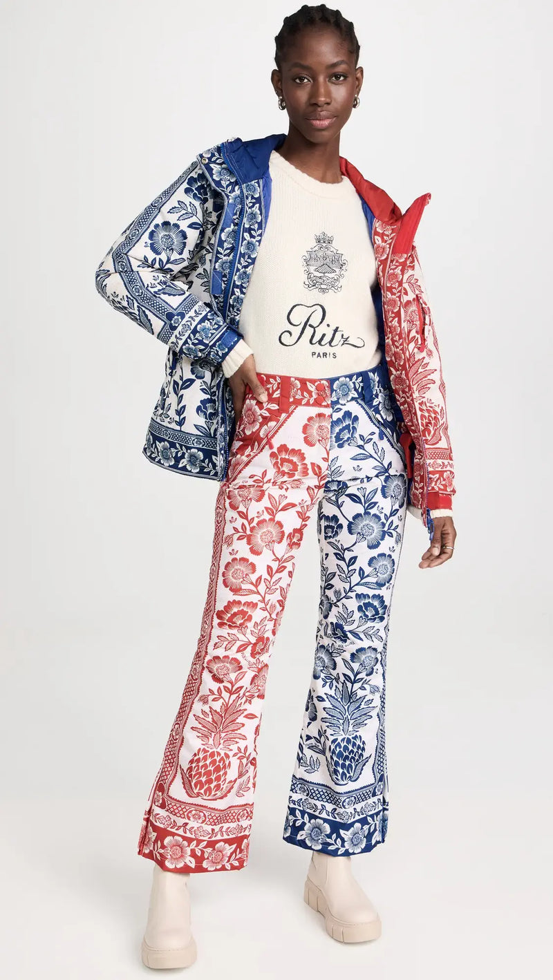 Mixed Pineapple Garden Ski Jacket