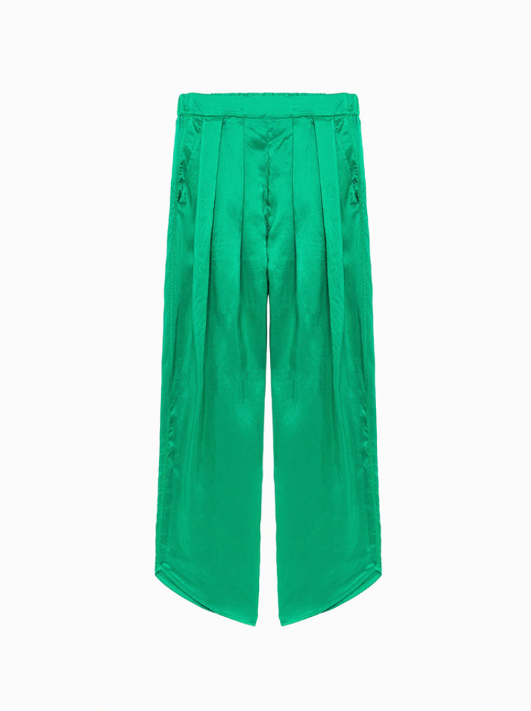 Habotai Silk High Waist Pants