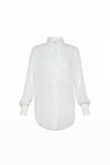 Cotton Silk Voile Oversize Shirt