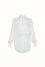 Cotton Silk Voile Oversize Shirt