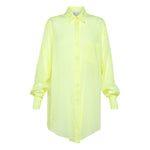 Cotton Silk Voile Oversize Shirt