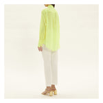 Cotton Silk Voile Oversize Shirt