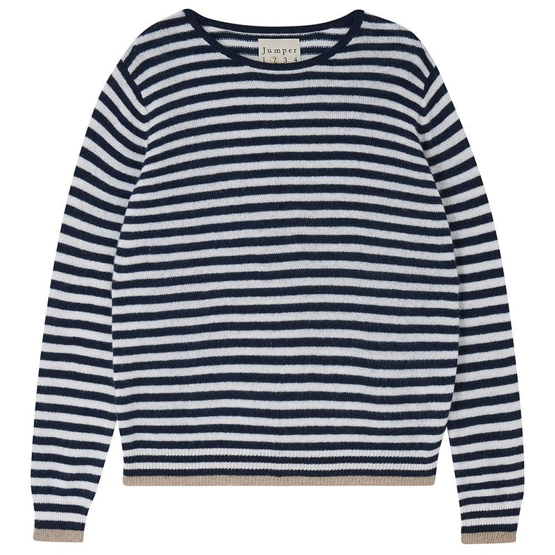 Tipped Little Stripe Crew