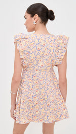 Nola Dress Yellow Garden Cotton