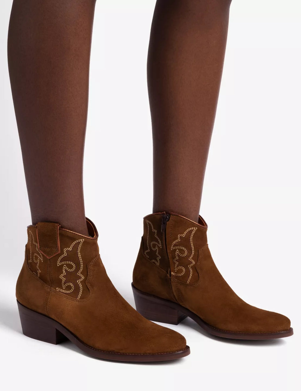 Cassidy Suede Embroidered Boot