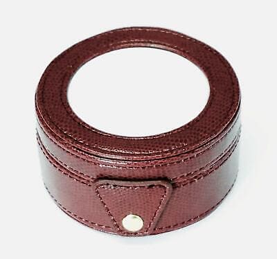 Self Finishing Round Leather Box