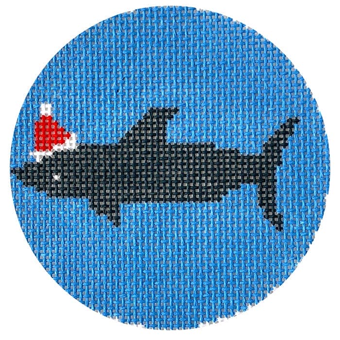 Santa Shark Ornament