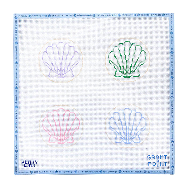 Scallop Shells Coaster Set