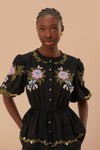 Winter Garden Embroidered Blouse