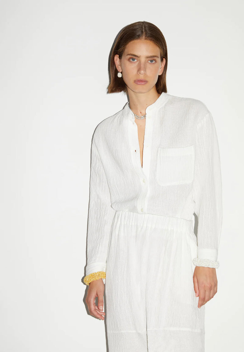 Melo Long Sleeve Textured Top