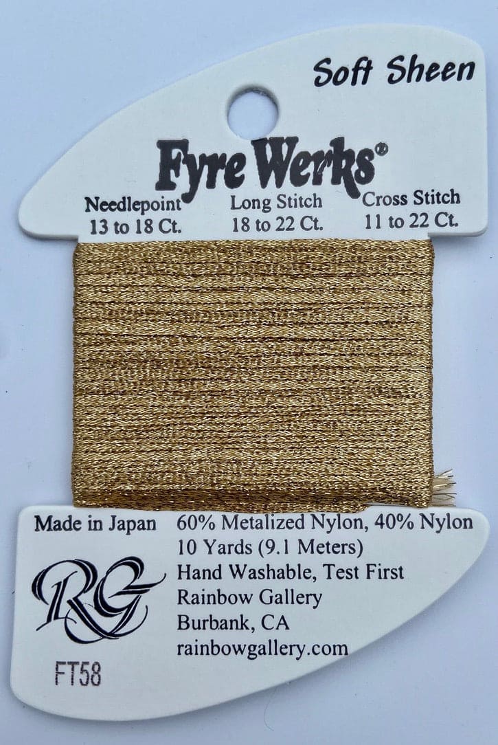 Fyre Werks - Soft Sheen Gold-FT58