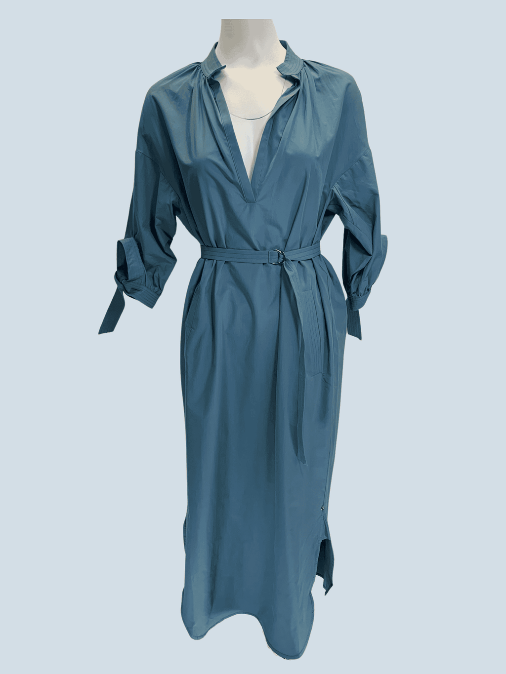 Poplin Long Dress