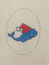 Stroll Whale Canvas