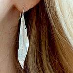 Sterling Leaf Earrings