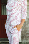 Long Sleeve Set "Tuck'd In" - Ack Red