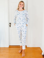 Long Sleeve Pajama Set - Save the Whales