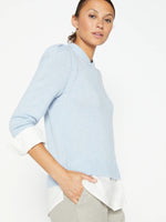 Eton Layered Crew Looker