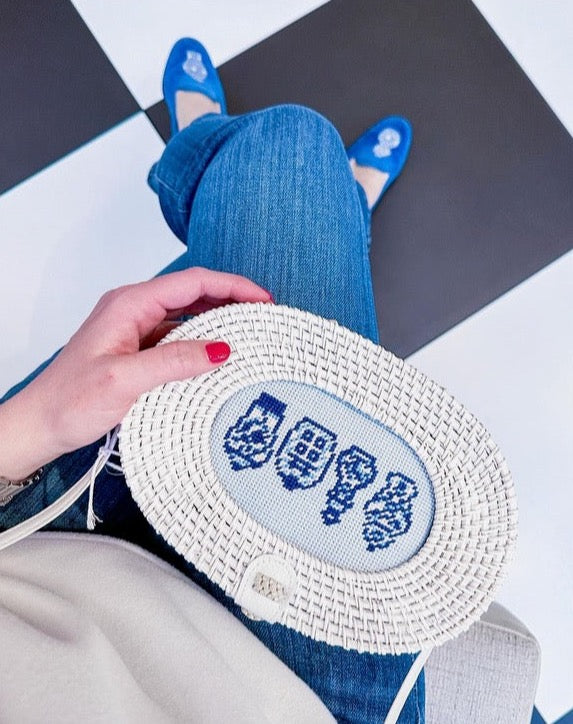 Oval Wicker Bag