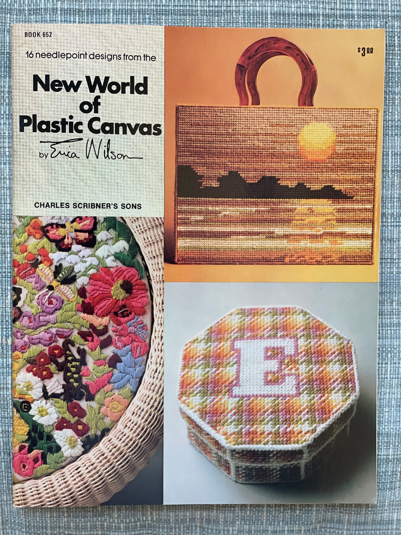 Erica Wilson's Vintage "New World of Plastic Canvas”