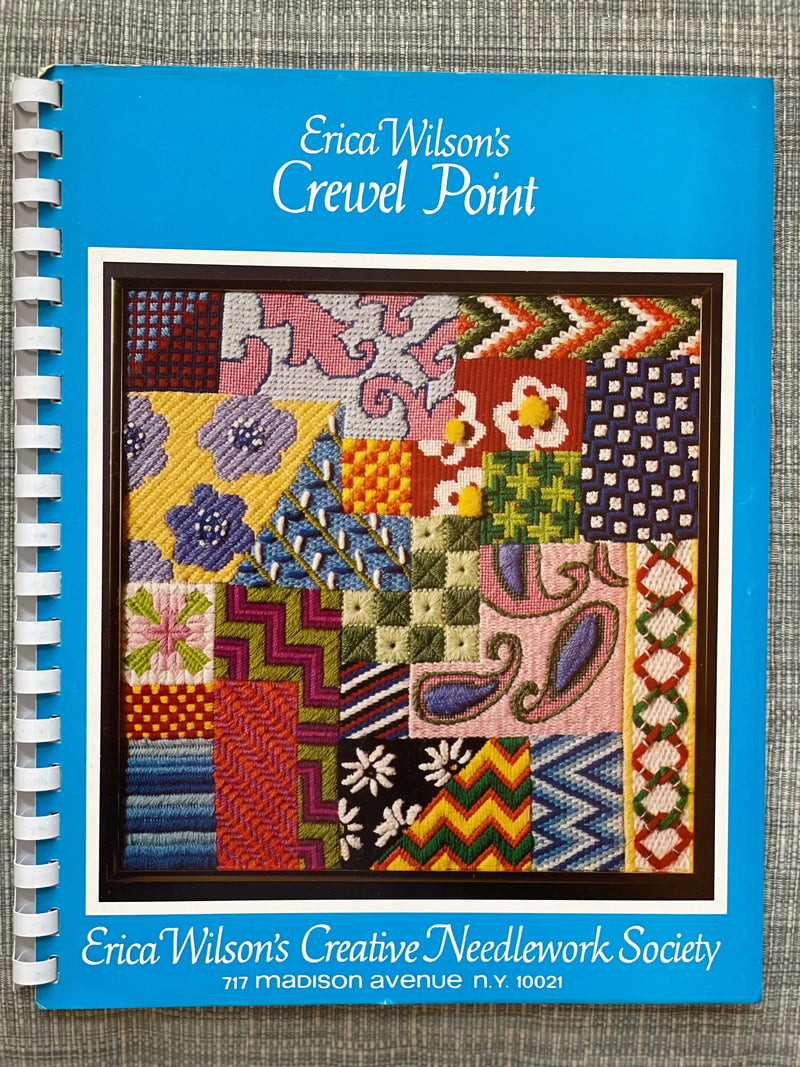 Erica Wilson's Vintage "Crewel Point" Book