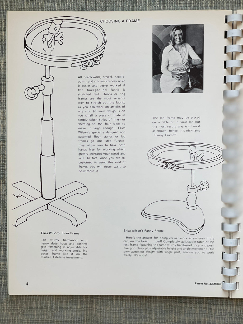 Erica Wilson's Vintage "Crewel Point" Book