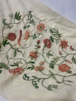 From Erica's Archive - Hand Embroidered Chair Seat Cover