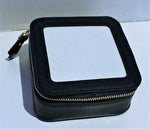 Square Leather Self Finishing Jewelry Case