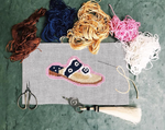Nantucket Sandal (blue/pink)