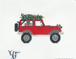 Jeeps Canvas Ornament