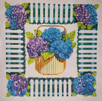 Basket of Hydrangeas