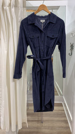 Corduroy Drill Shirt Dress