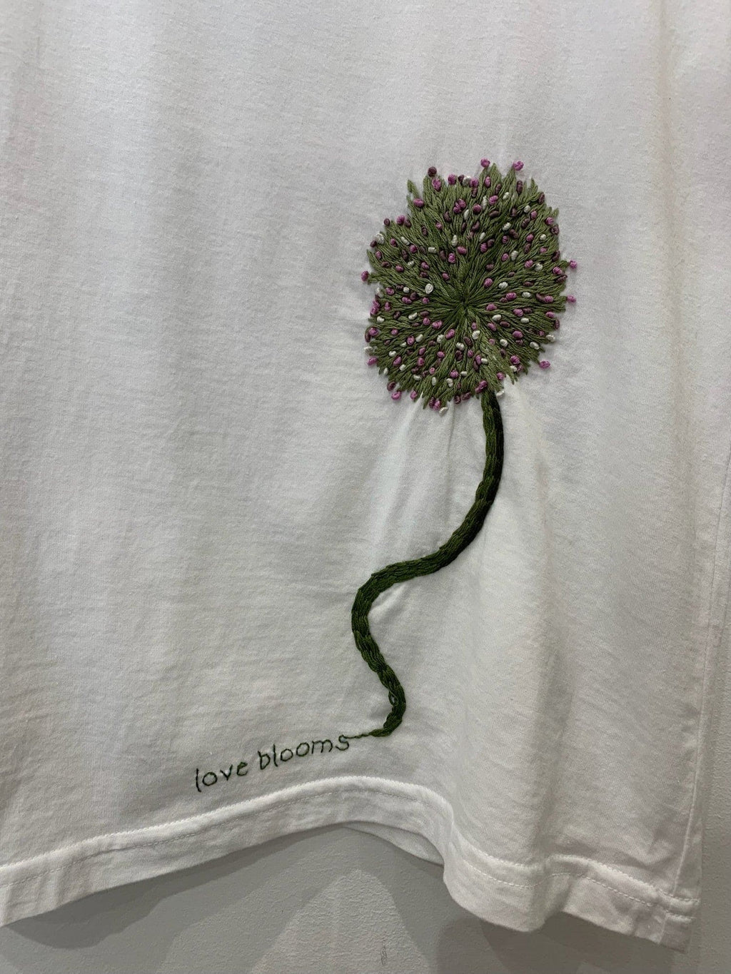 Allium Embroidered Tee Shirt