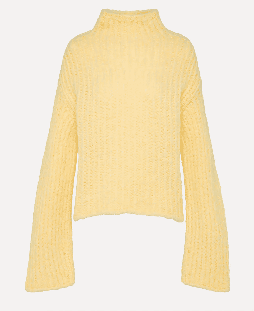 Gauzed Wool Mohair Oversized Sweater
