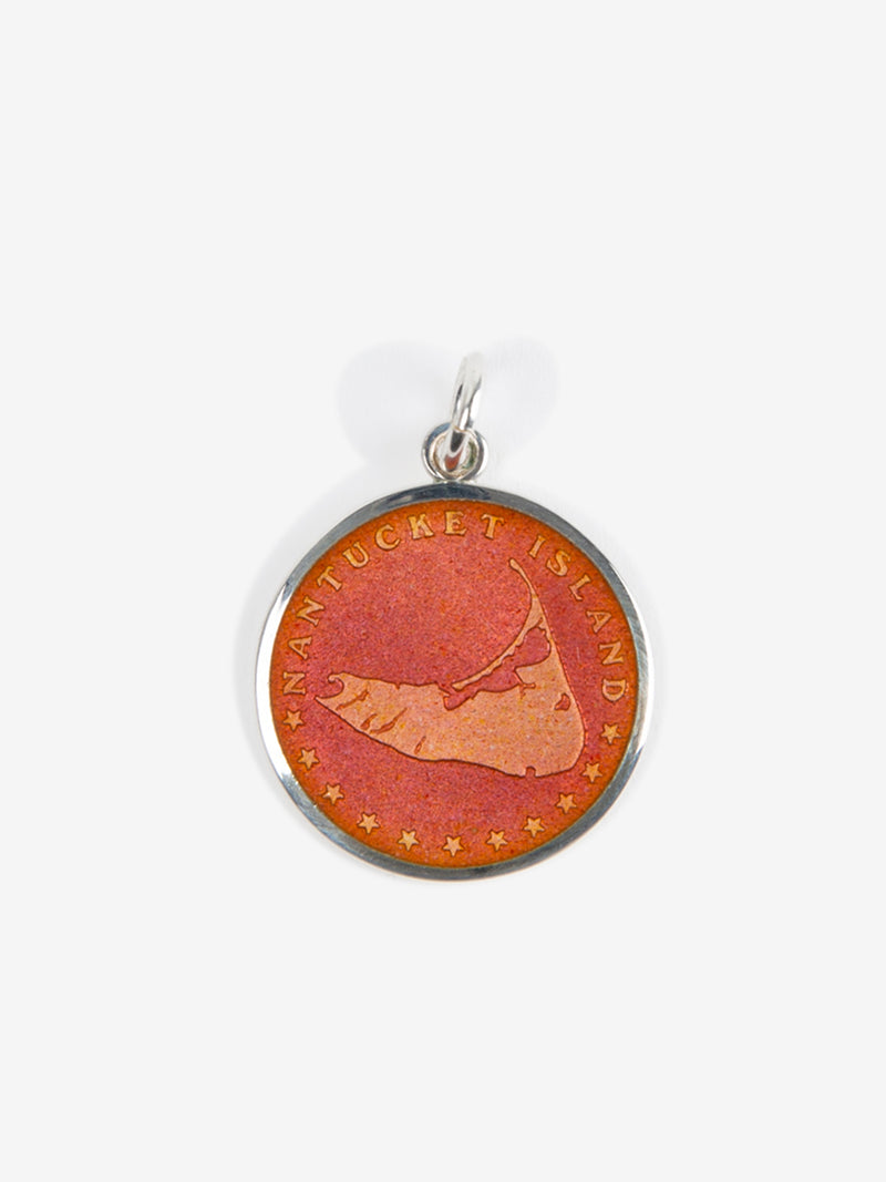 Silver Large Nantucket Medallion
