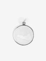 Silver Large Nantucket Medallion