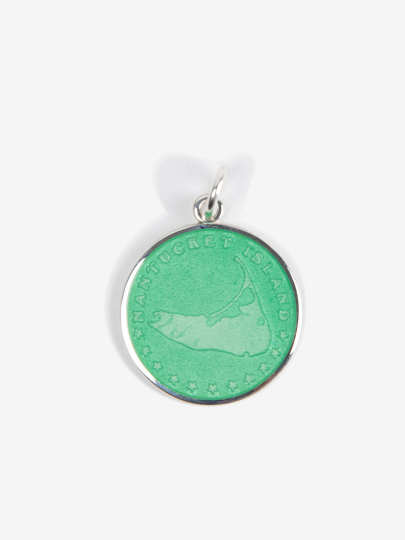 Silver Large Nantucket Medallion