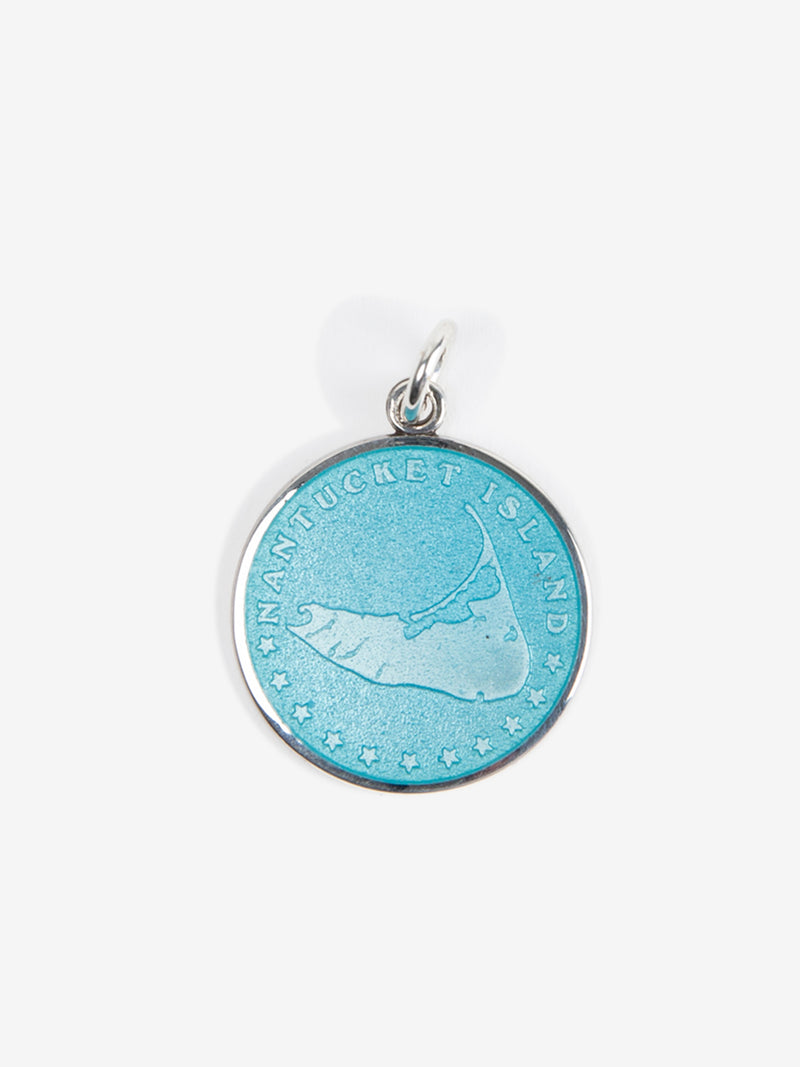 Silver Large Nantucket Medallion