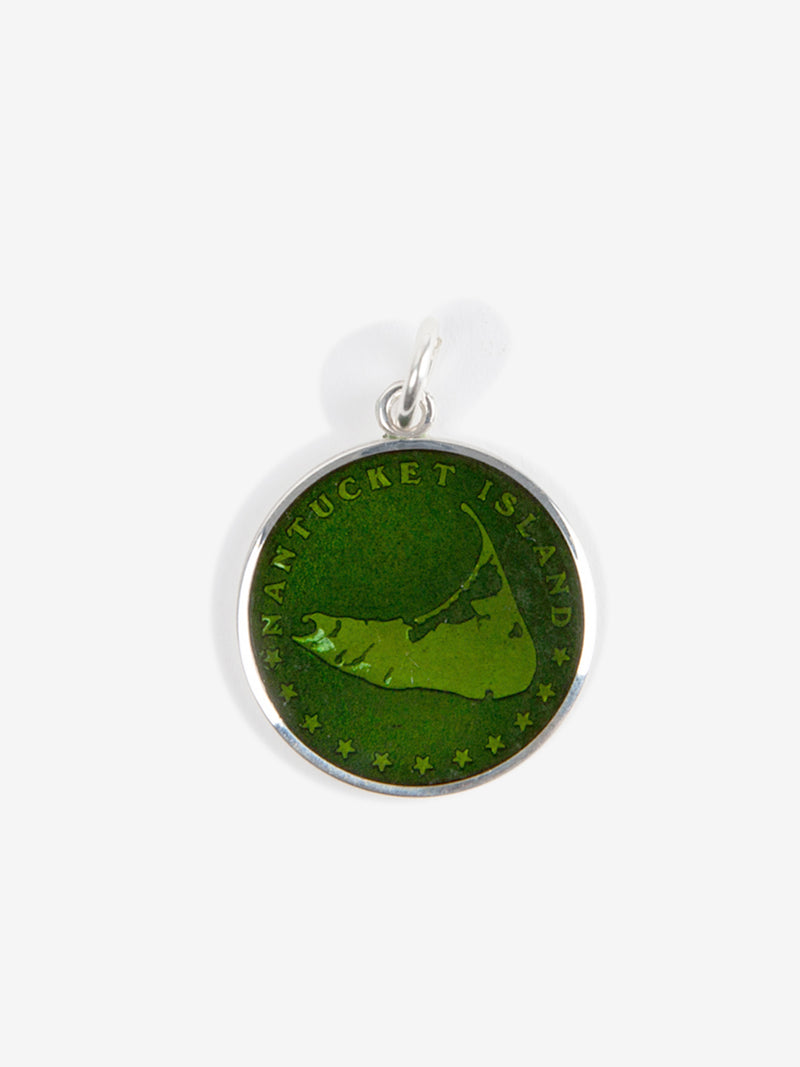 Silver Large Nantucket Medallion