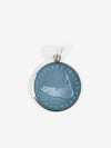 Silver Large Nantucket Medallion