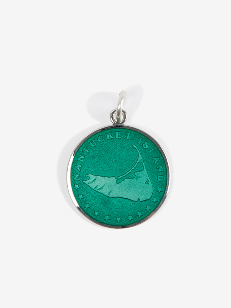 Silver Large Nantucket Medallion