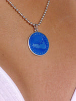 Silver Large Nantucket Medallion