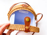 4X4 Round Wicker Bag