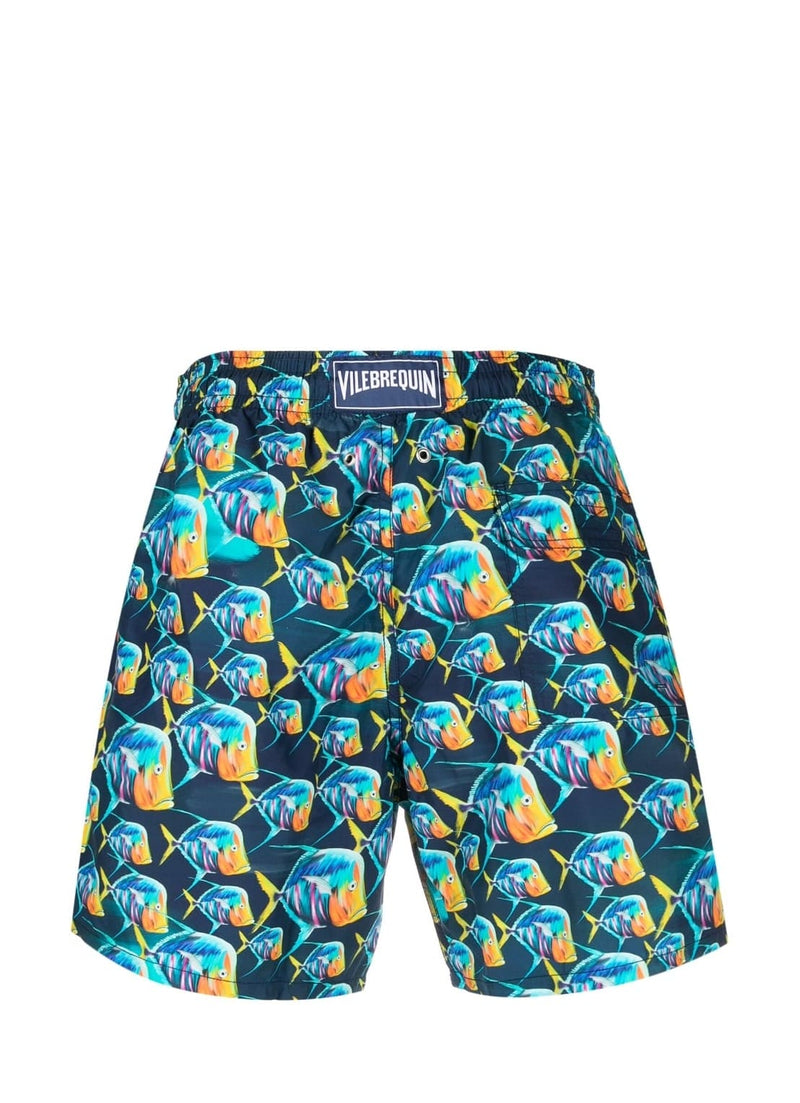 Men Swim Shorts Piranhas