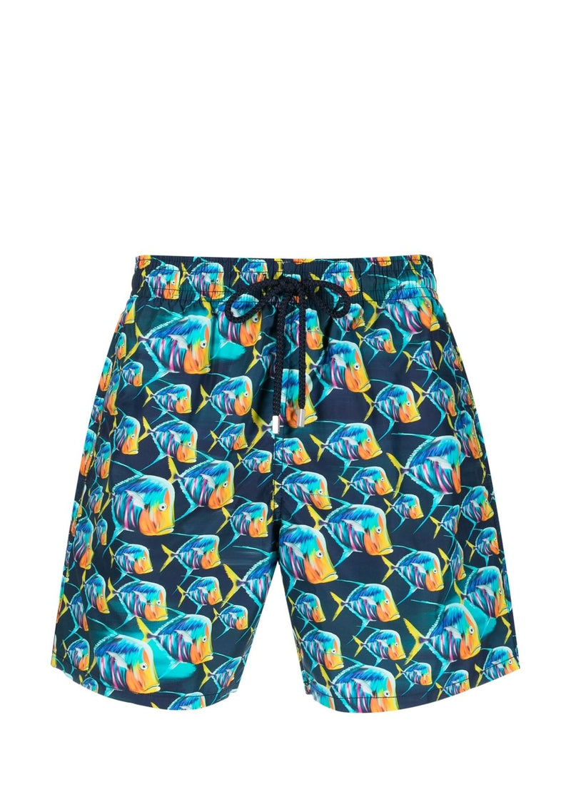 Men Swim Shorts Piranhas